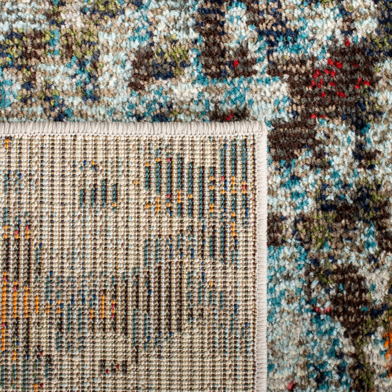 Trent Austin Design® Gammage Performance Gray/Blue Rug & Reviews Wayfair